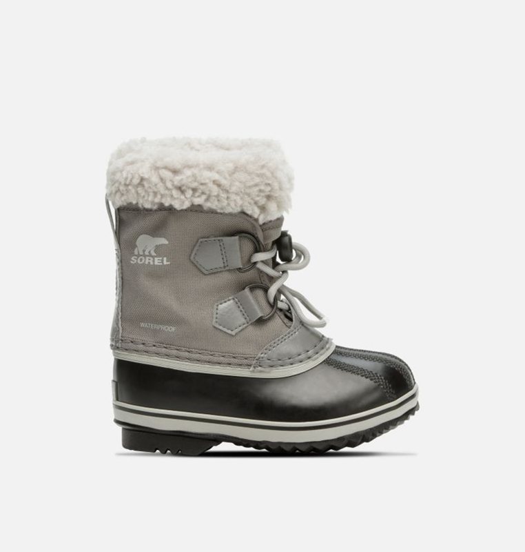 Sorel Çocuk Childrens Yoot Pac™ Nylon - Kar Botu Gri/Siyah - 261-ZECYLA